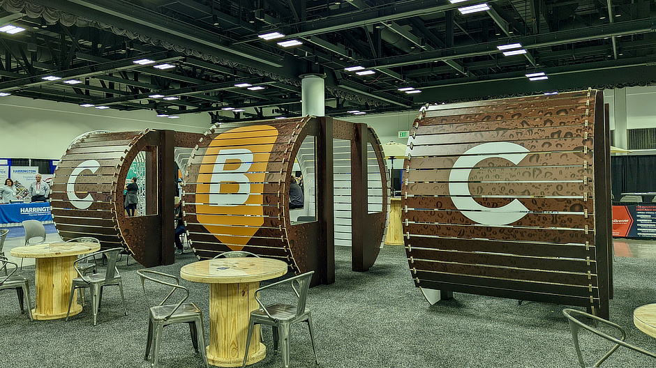 Craft Brewers Conference Barrel Benches